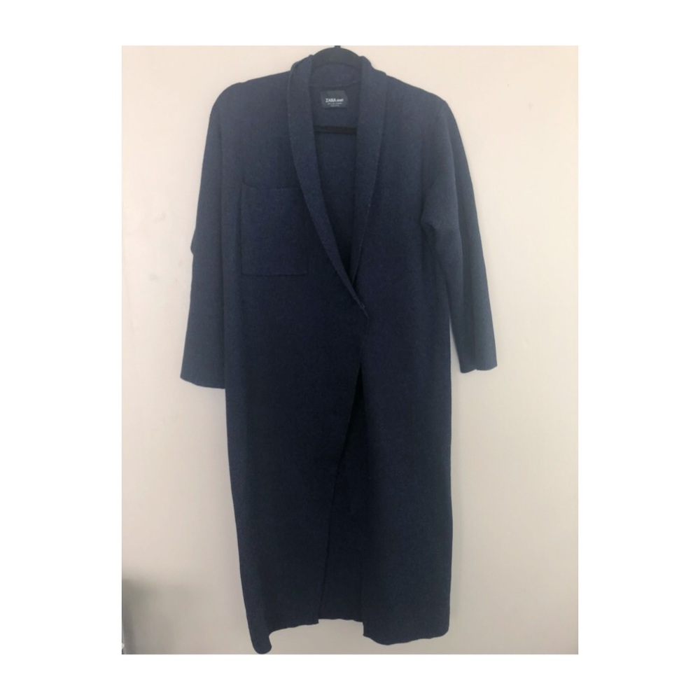 Zara Longline Heavyweight Knit Cardigan